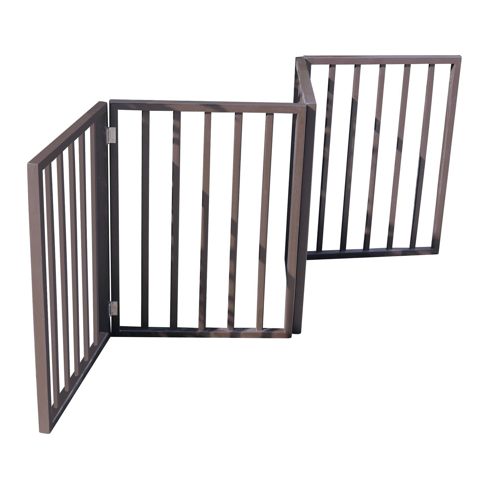Pet Gate - Dog Gate For Doorways,Stairs Or House-standing, Folding - DropOnline.co