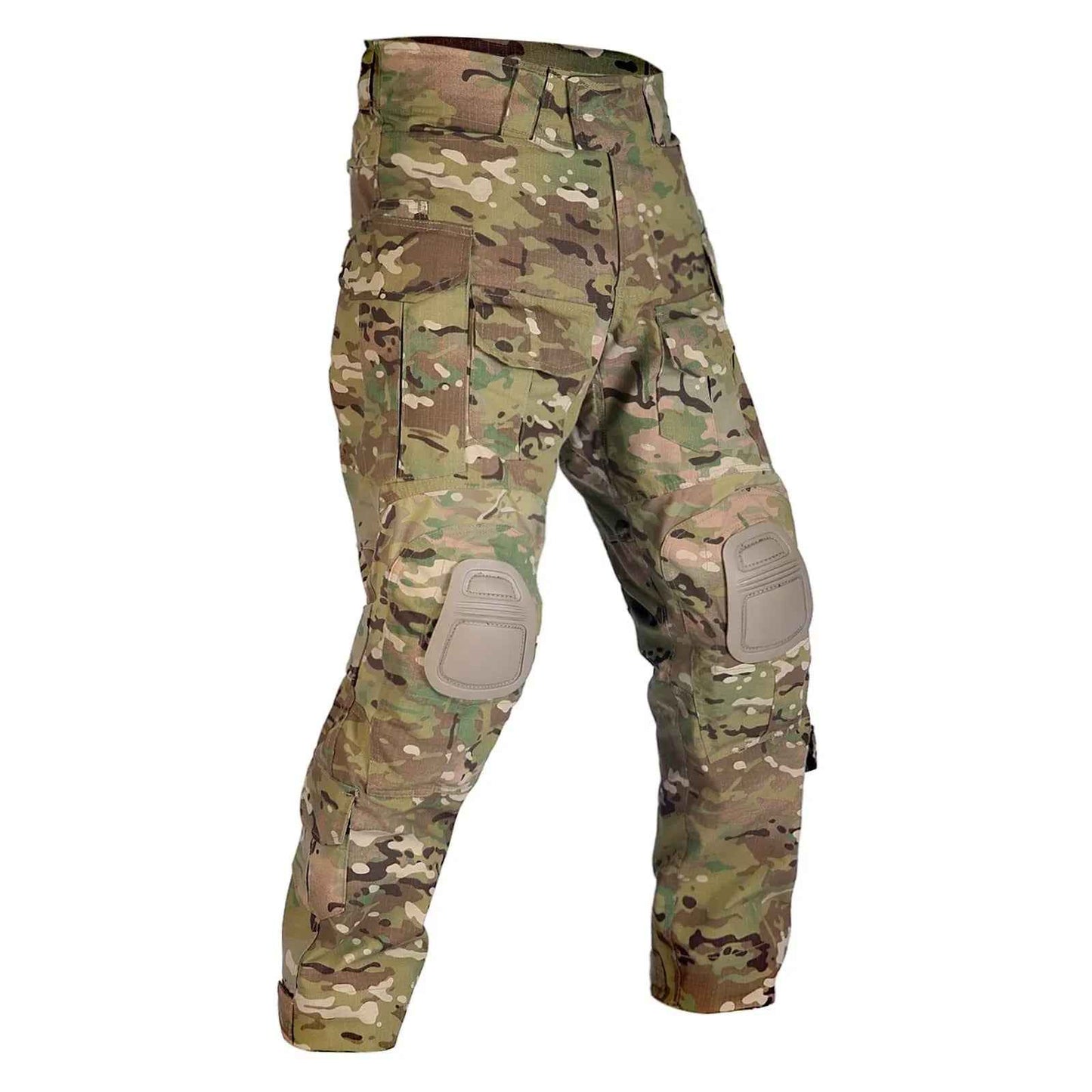 Men's Tactical Combat Pants - Military Cargo Trousers with Knee Pads