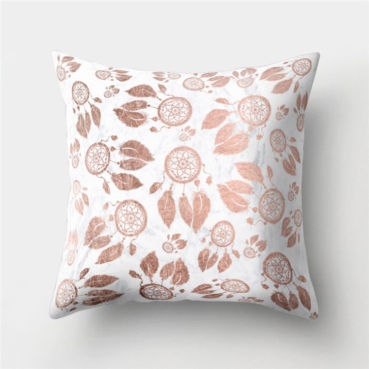 Leather Velvet Pillowcase Sofa Cushion Cover - Luxury Textured Throw Pillow for Home - DropOnline.co