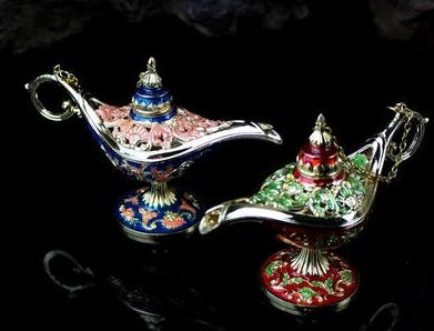 Arabian Genie Oil Lamp Container Decor - DropOnline.co