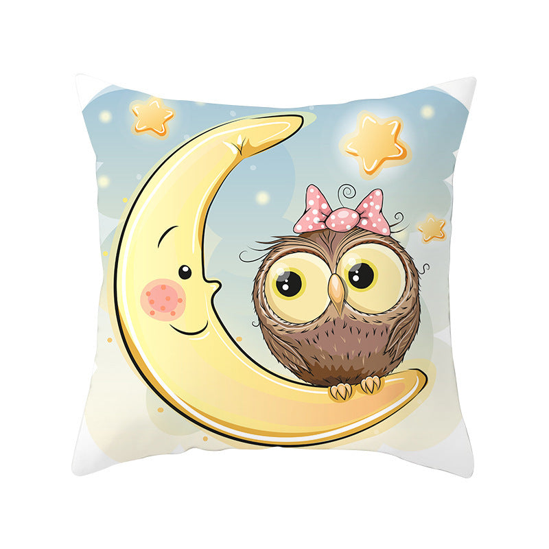 Owl animal pillowcase cushion cover - DropOnline.co