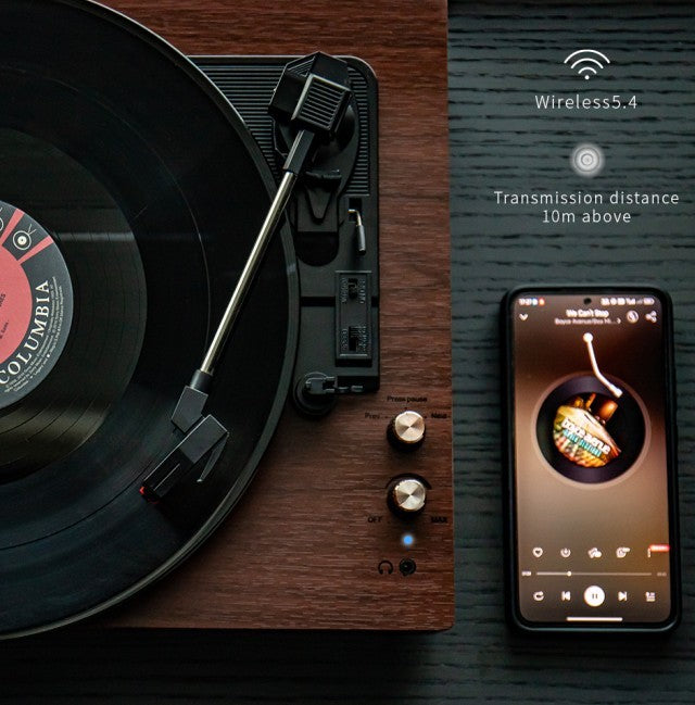 Record Player E300, Turntable, Record Player With 2 Stereo Speaker--Selling On Temu Is Prohibited - DropOnline.co