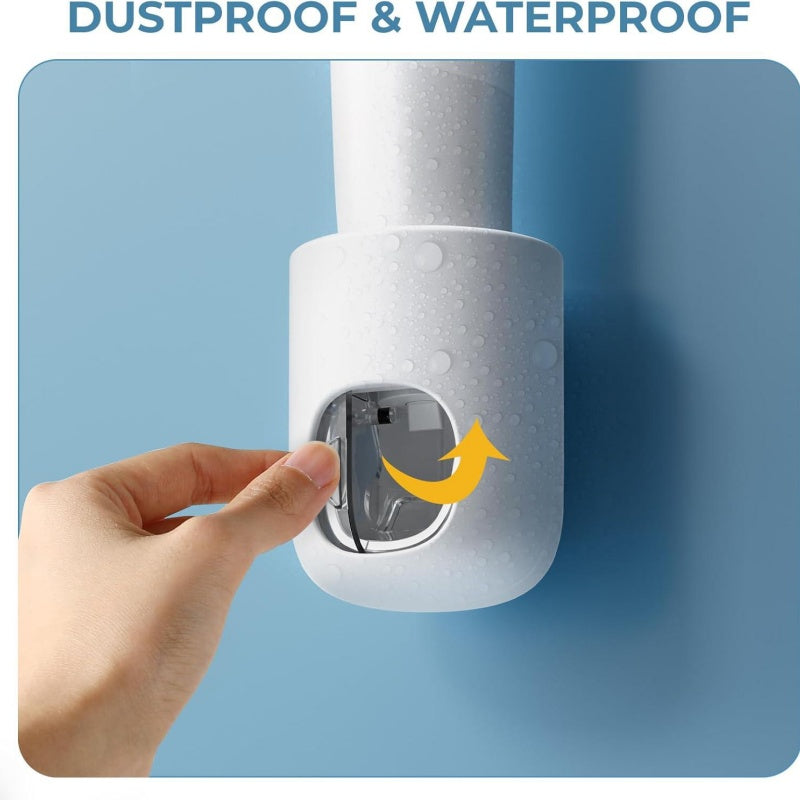 Bathroom Home Dormitory Automatic Wall Mounted Toothpaste Dispenser - DropOnline.co