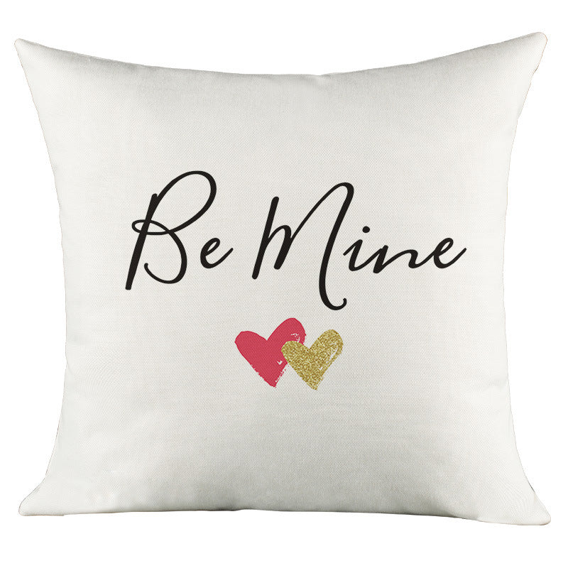 Love Character Language Cushion Celebrity Famous Words Pillow Cover - DropOnline.co