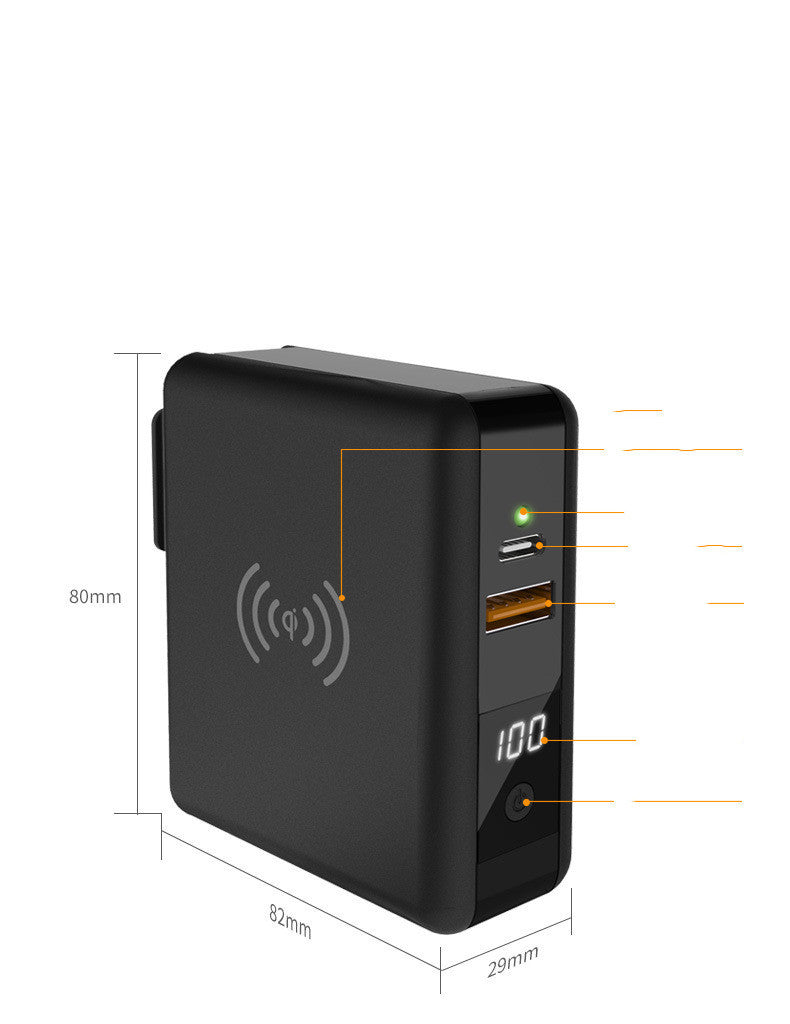 Super QI Wireless Charging Treasure PD20W Fast Power Bank - DropOnline.co