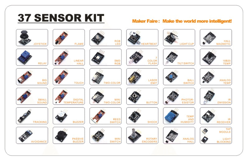 37 in 1 sensor kit 45 in 1 sensor - DropOnline.co
