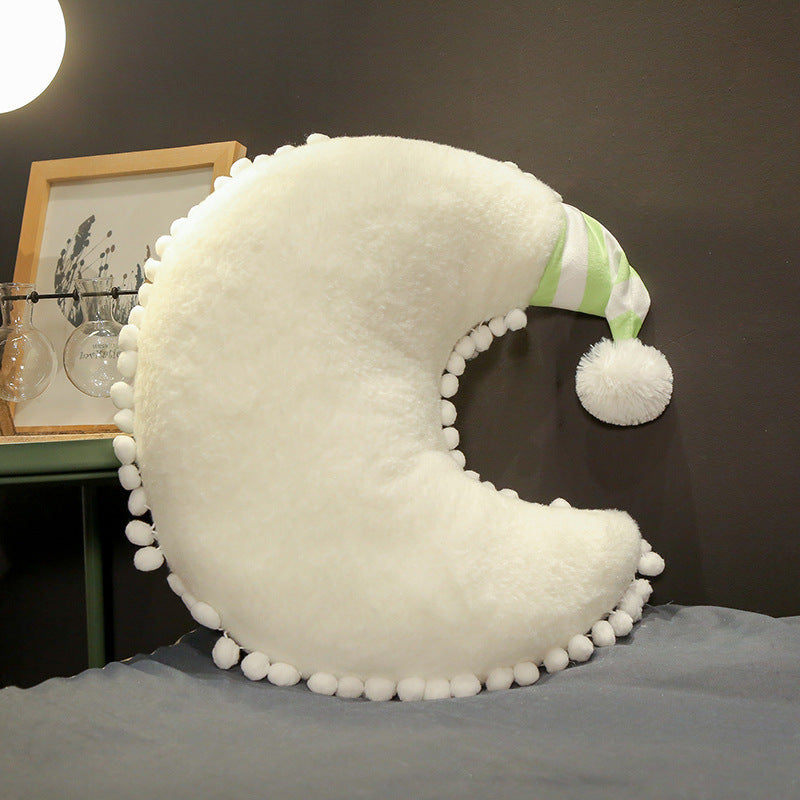 Sofa Bedroom Bedside Star Moon Love Crown Cushion Pillow - DropOnline.co