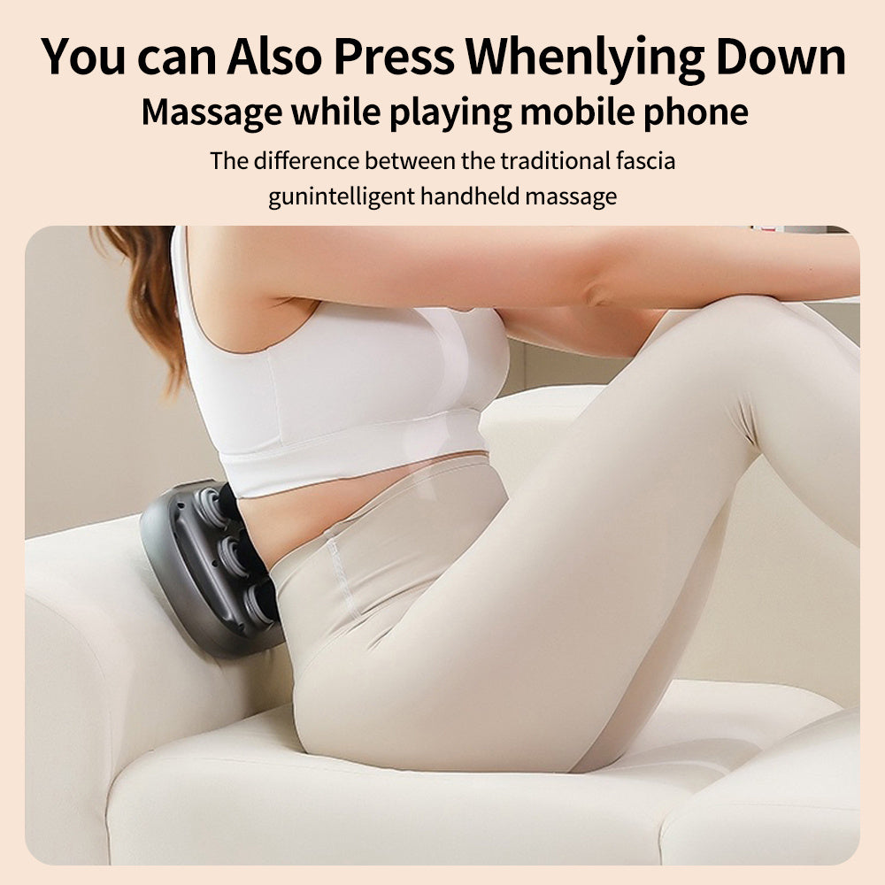 Handheld Deep Tissue Massagers  Percussion Massage Gun  6-Head Back Massager For Muscle Relaxation In Back Leg Neck Shoulder And Body Gifts For Families And Friends - DropOnline.co