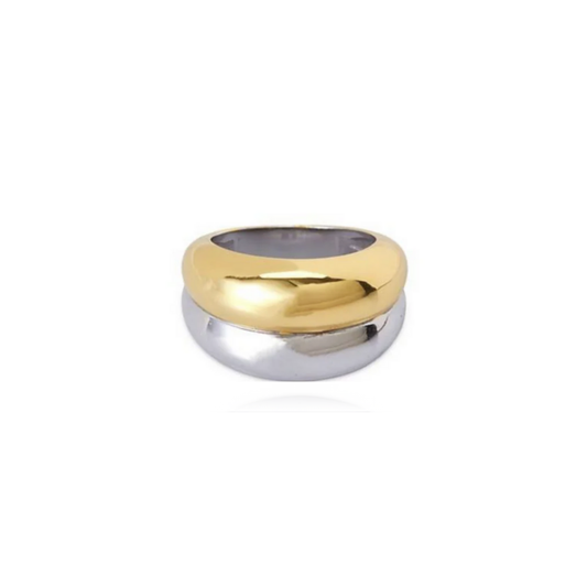 Bague Plaquée Or 18 Carats Rain