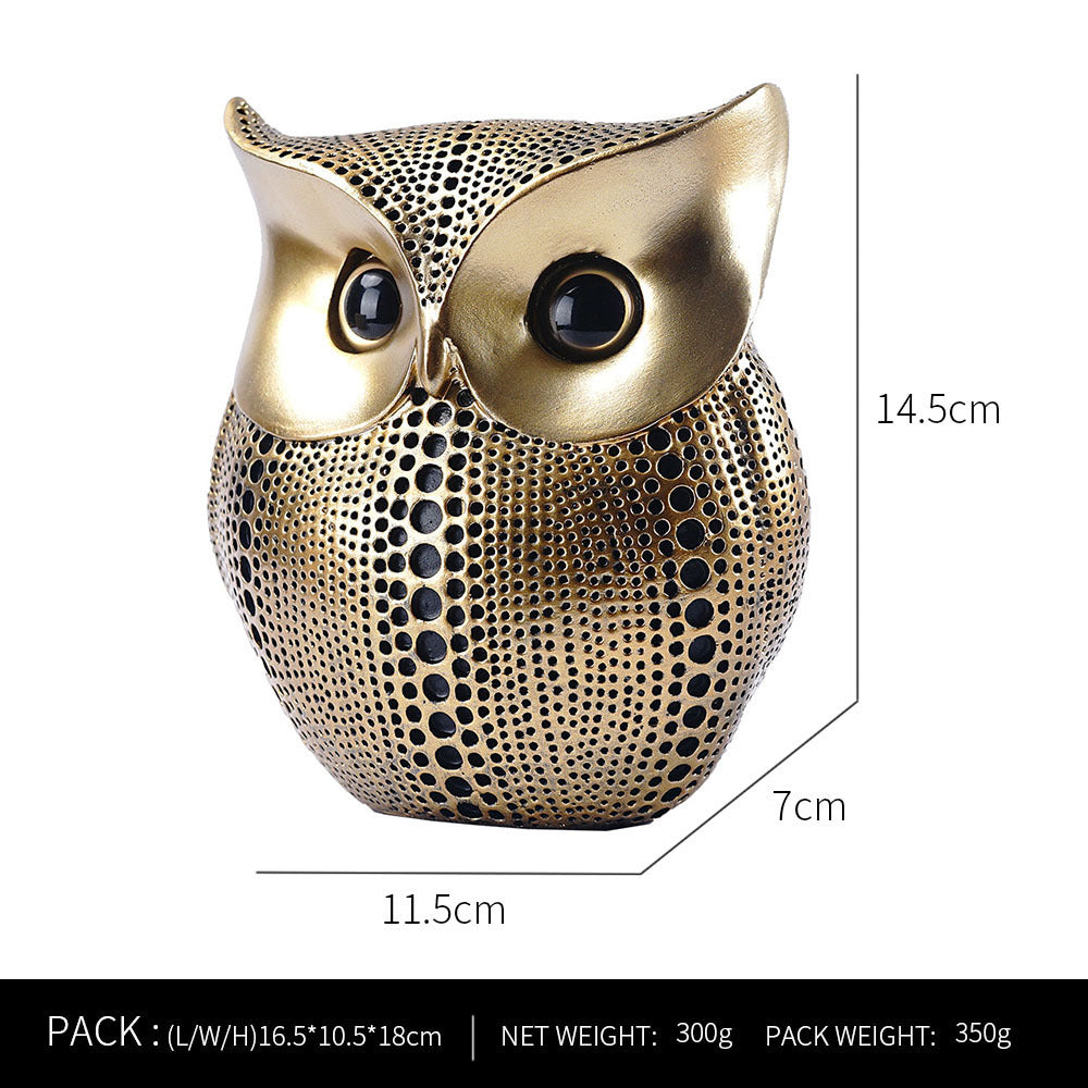 Owl Resin Craft Decoration Home Soft Decoration - DropOnline.co