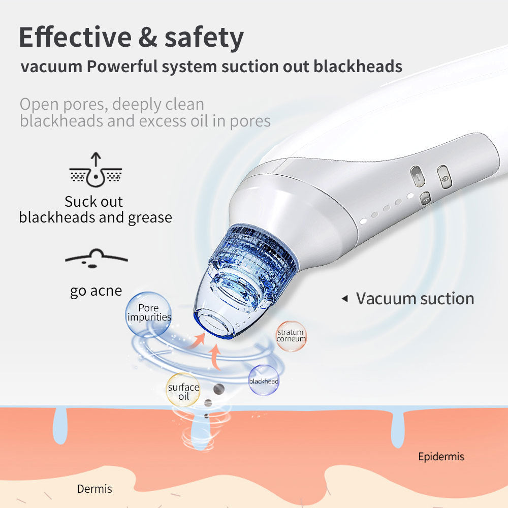 Blackhead Suction Instrument, Electric Blackhead Suction Artifact, Blackhead Removal Instrument, Home Use Beauty Instrument For Sucking Blackheads And Acne - DropOnline.co