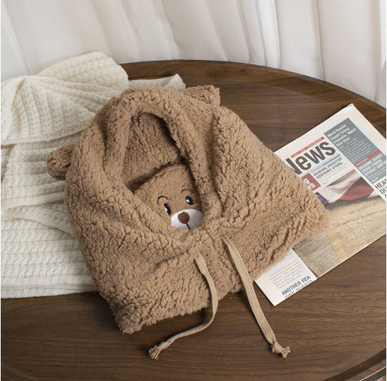 Women's Outdoor Hat - Ear & Wind Protection Single-Layer Fleece-Lined Winter Cap - DropOnline.co