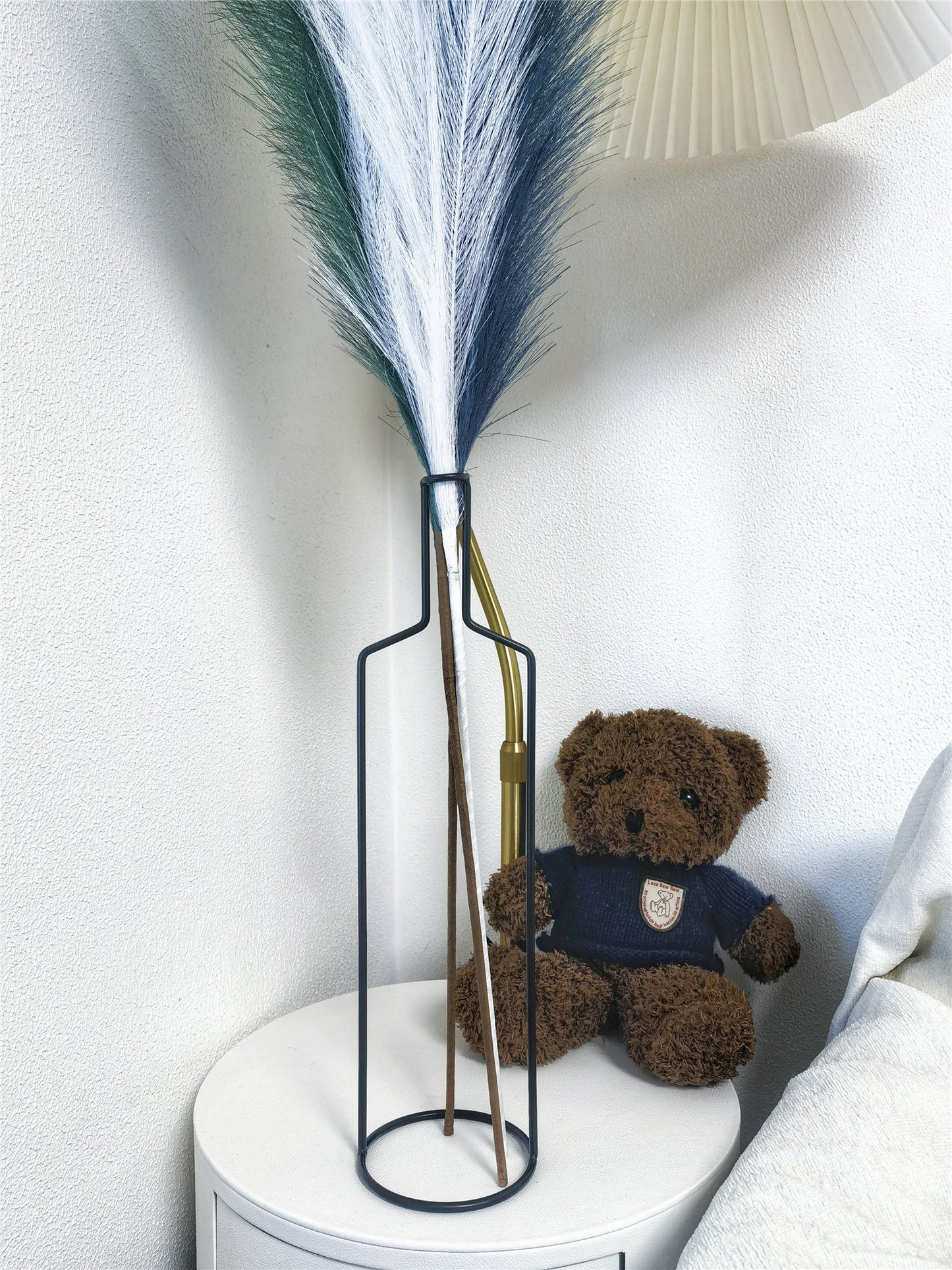 Vase Decor Home Nordic Large Tall Iron Line Flower Vases Dec - DropOnline.co