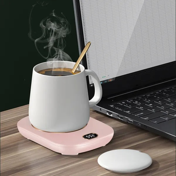 Electric Coffee Mug Warmer For Desk Auto Shut Off USB Tea Milk - DropOnline.co