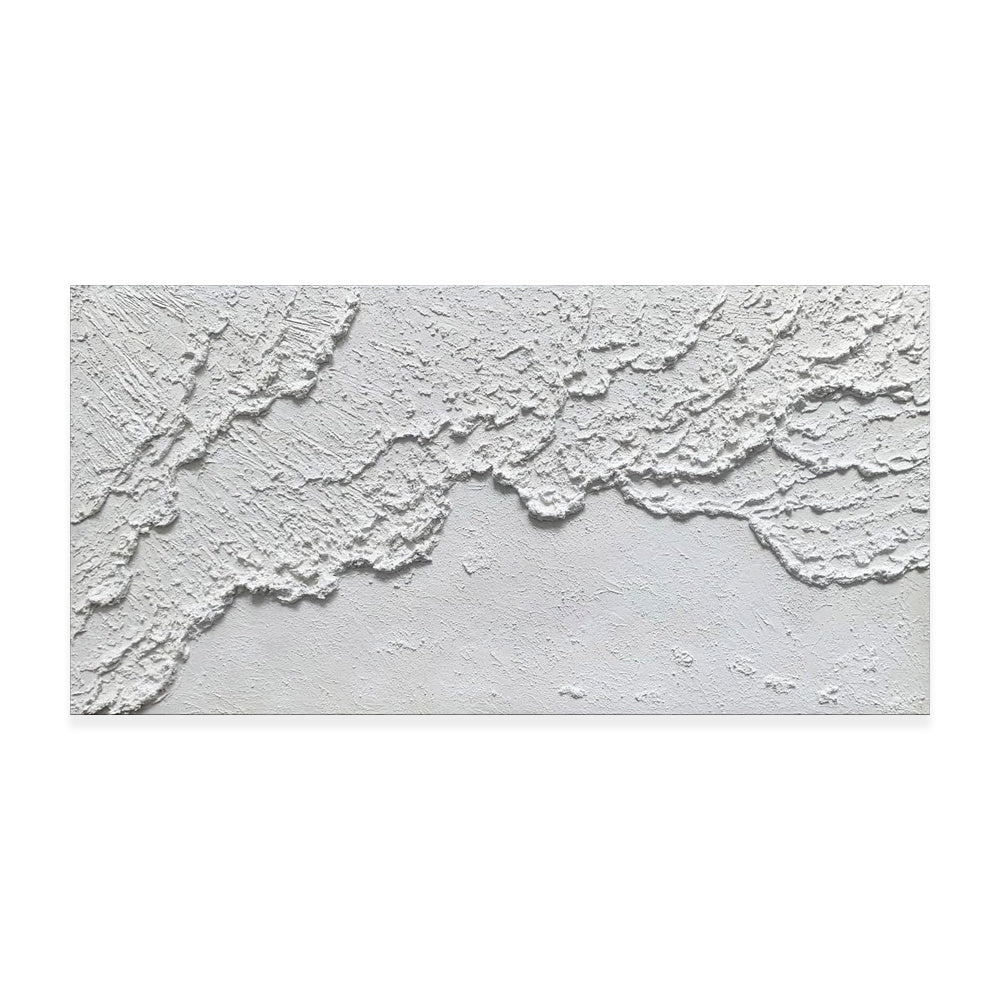 White Ocean Waves Texture Beach Abstract Art Pure Hand Painted Oil Painting Home Decoration Restaurant For Living Room Bedroom Wall Decoration - DropOnline.co