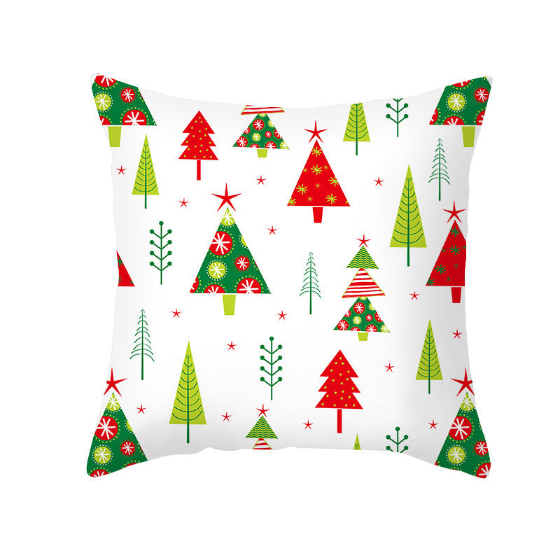 Cartoon Letter Printed French Velvet Cushion Cover - DropOnline.co