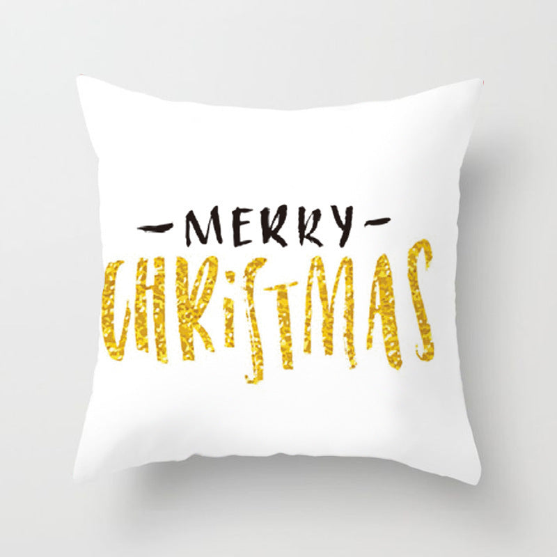 Christmas Nordic Style Peach Skin Fabric Pillow Cover Car Home Sofa Cushion Cover - DropOnline.co