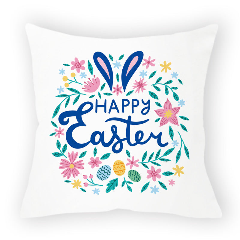 Easter Pillow Cover Sofa Cushion Cushion Cover - DropOnline.co