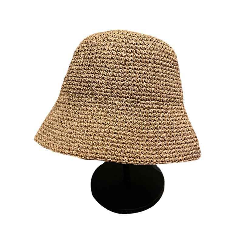 Women's Summer Straw Hat - Thin Beach Sun-Proof Hat