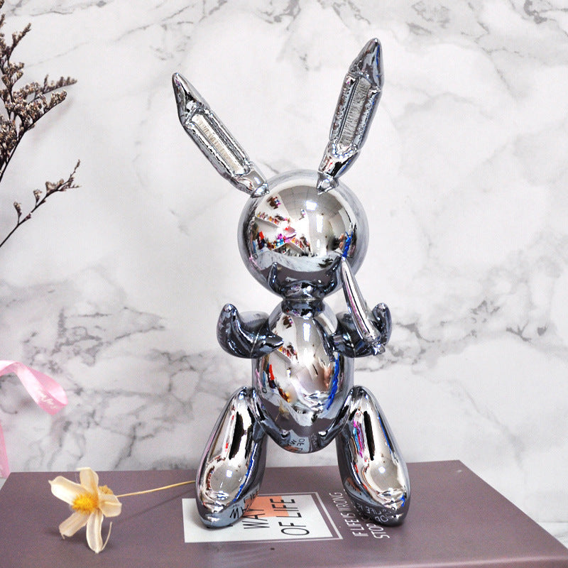 Balloon rabbit home decor items - DropOnline.co