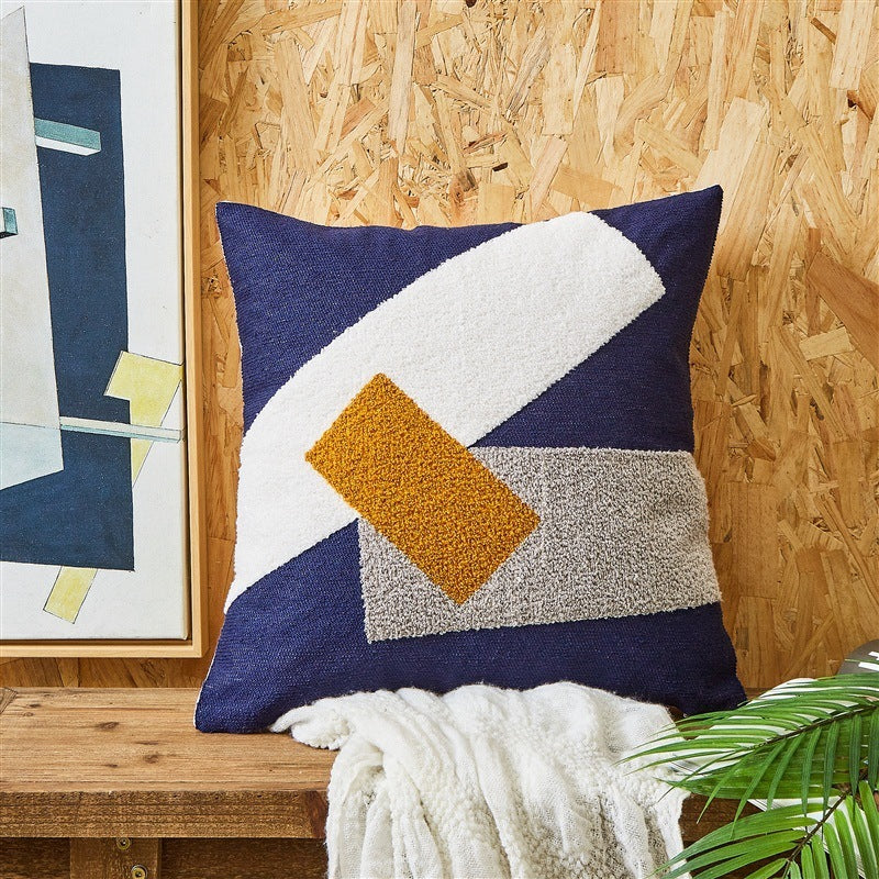 Bedroom Cushion Cover Back Office Waist Pillow Cover - DropOnline.co