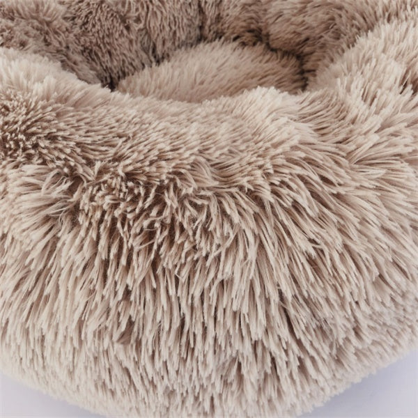 Round Long Hairy Autumn And Winter Nest Pad Cat Mattress - DropOnline.co