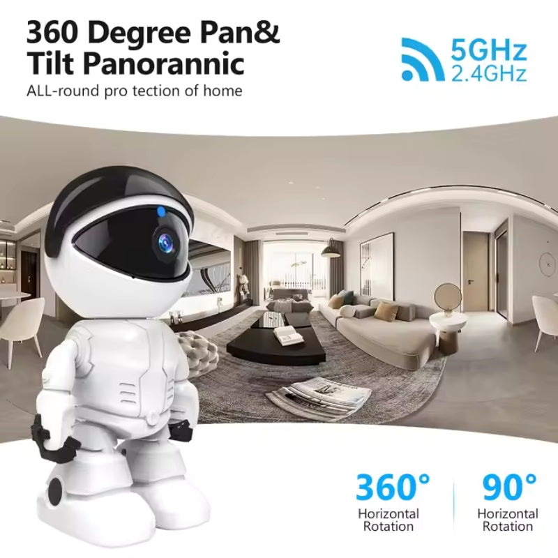 Smart Robot WiFi Camera - 1080P HD Baby Monitor & Home Security Camera with Pan/Tilt - DropOnline.co