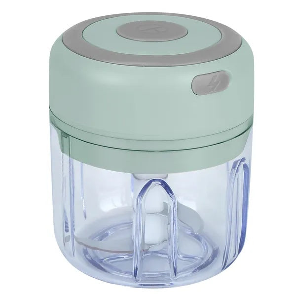 Mini Electric Garlic Chopper Ginger Chopper With 8.45OZ Capacity Cordless Garlic Mincer Food Chopper - DropOnline.co