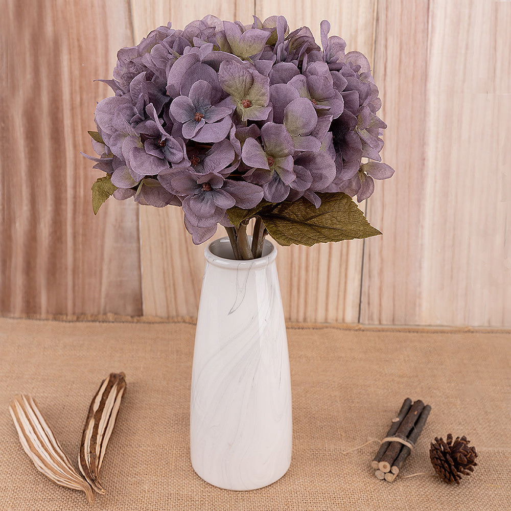 Artificial Flowers Hydrangea Branch Home Wedding Decor Autum - DropOnline.co