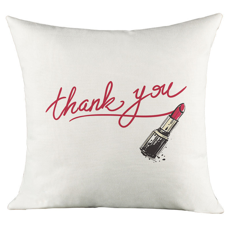 Love Character Language Cushion Celebrity Famous Words Pillow Cover - DropOnline.co