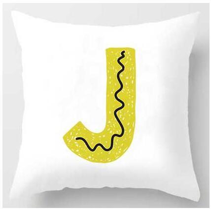 Cute Design Alphabet L Cushion Cover - DropOnline.co