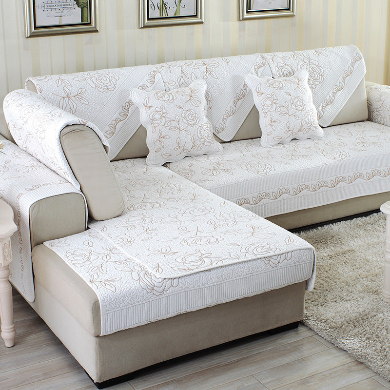 European style washed cotton sofa cushion - DropOnline.co