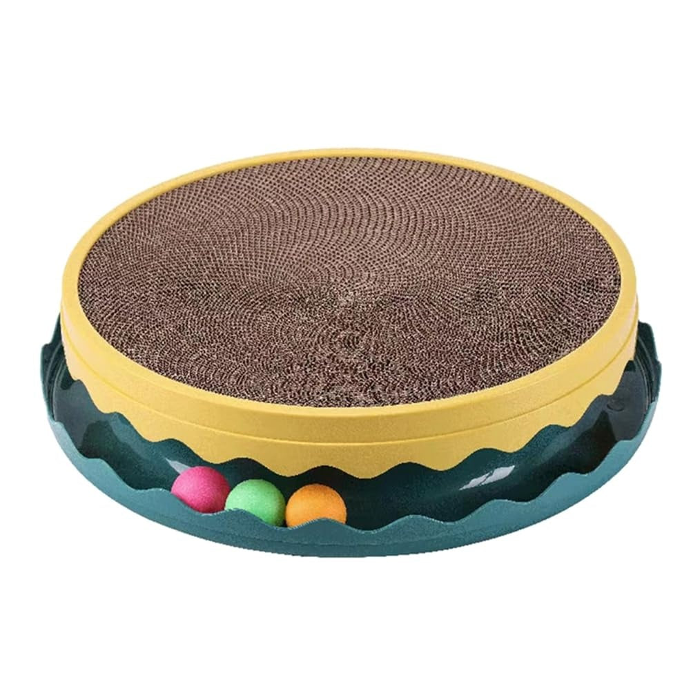 Compass Cat Scratching Post, Cat Scratching Post With Ball, Interactive Training Sports Mouse Toy With Ball, Cat Scratching Post Cat Grapple, Indoor Cat Sports Interaction, Protection Furniture - DropOnline.co