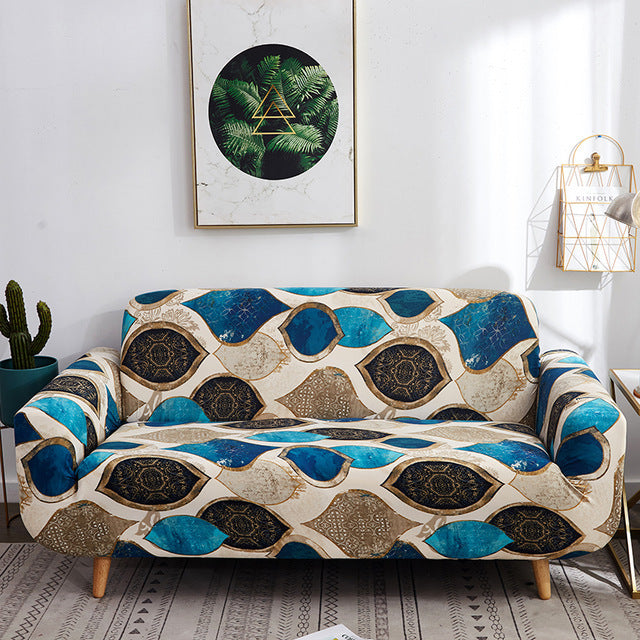 Printed sofa cushion sofa cover sofa cover - DropOnline.co