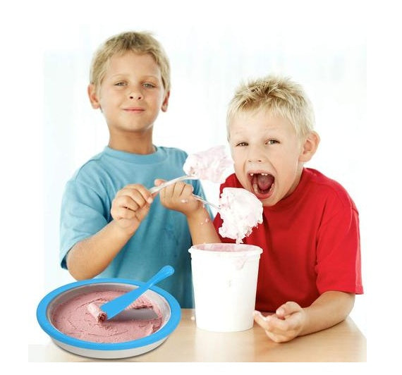 DIY Ice Cream Maker for Kids - Fun Frozen Yogurt Pan with No Electricity Needed - DropOnline.co