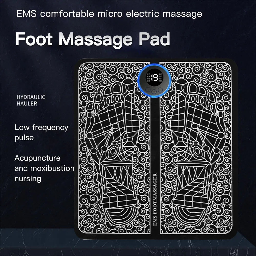 EMS Foot Massager Leg Electric Deep Reshaping Kneading Muscle Pain Relax Machine - DropOnline.co