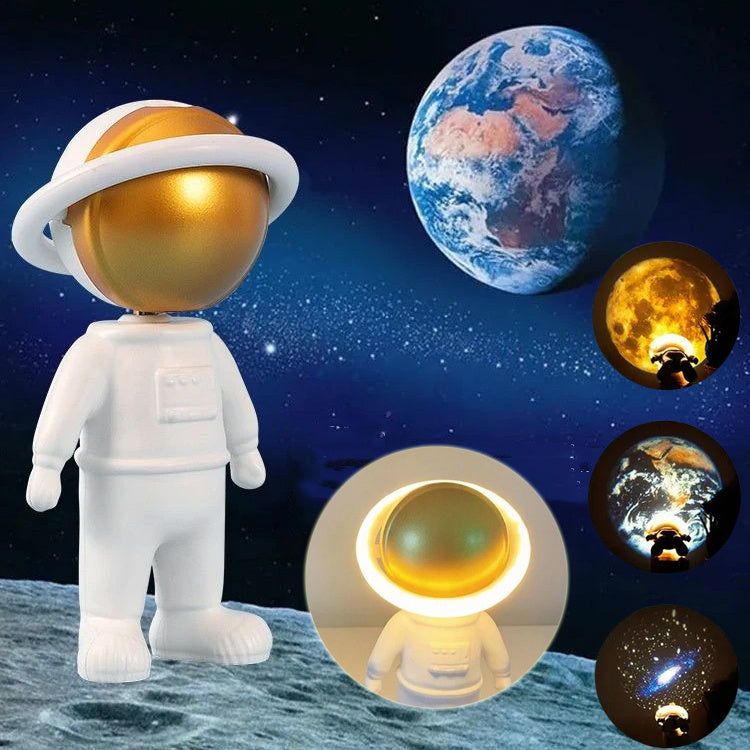 2024 New Astronaut Star Projector Lamp Ins Touch Usb Charging Night Light Rotatable Bedside Atmosphere Lights Lamp Bedroom Decor - DropOnline.co