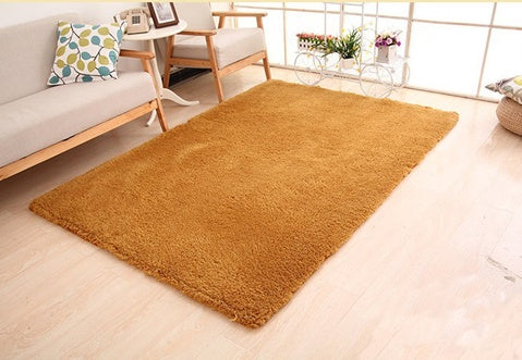 Living Room Rug Area Solid Carpet Fluffy Soft Home Decor White Plush Carpet Bedroom Carpet Kitchen Floor Mats White Rug Tapete - DropOnline.co