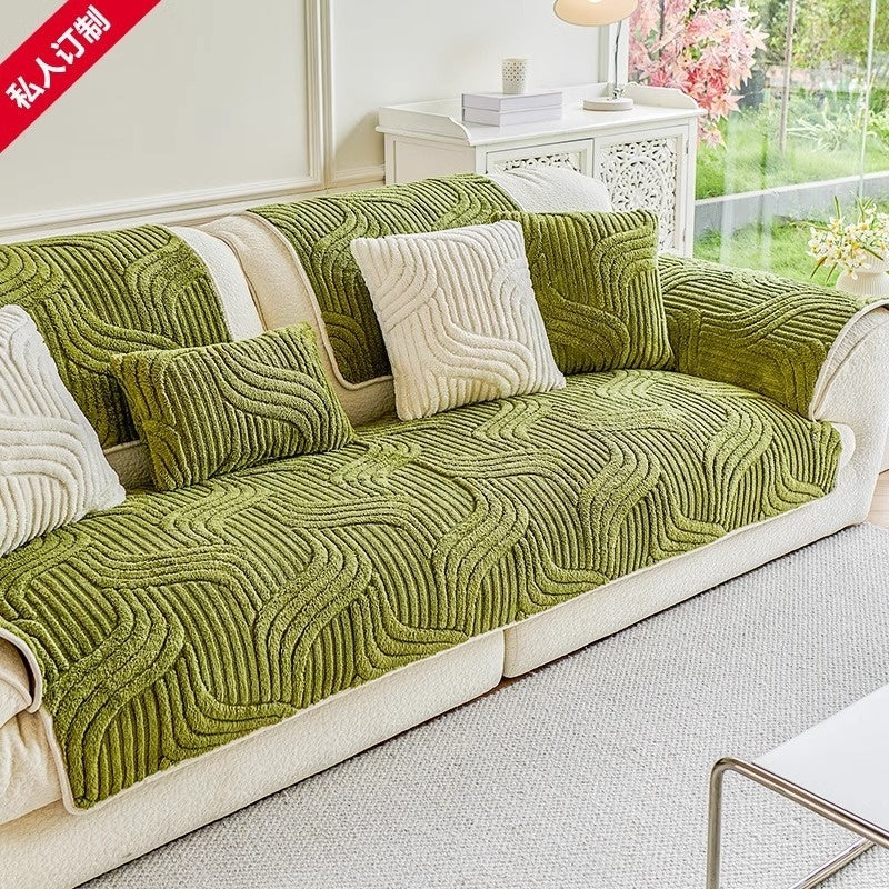Autumn And Winter Thickening Non-slip Plush Sofa Cushion - DropOnline.co