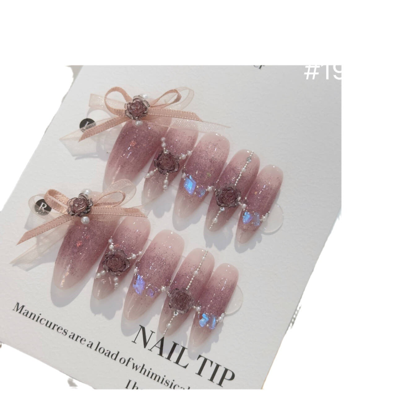 Handmade Long Pearl Mountain Ice Transparent Camellia Wear Armor - DropOnline.co