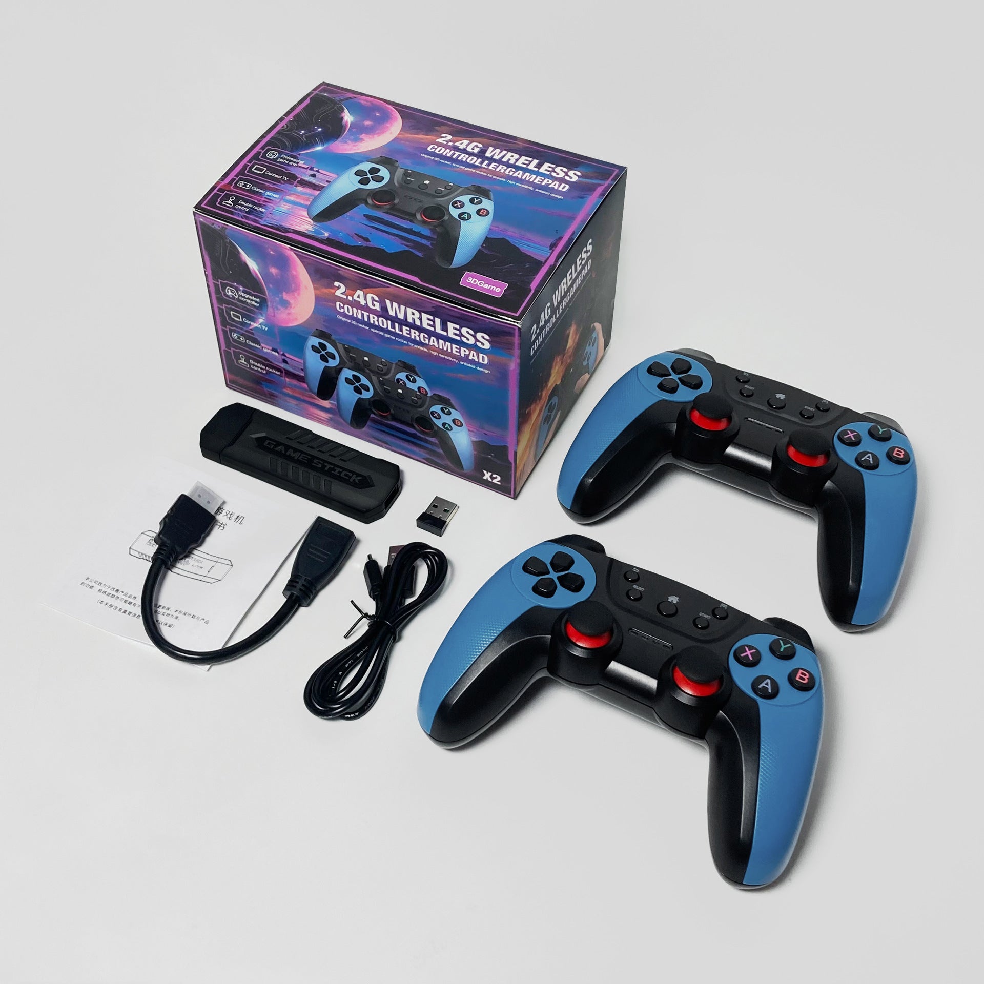 X2 Blue Game Console 4K Double Connection Battle Wireless - DropOnline.co