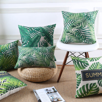 Tropical rain forest sofa pillow cushion - DropOnline.co