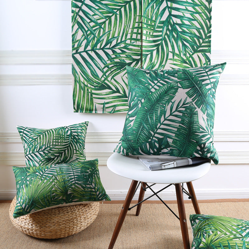 Tropical rain forest sofa pillow cushion - DropOnline.co