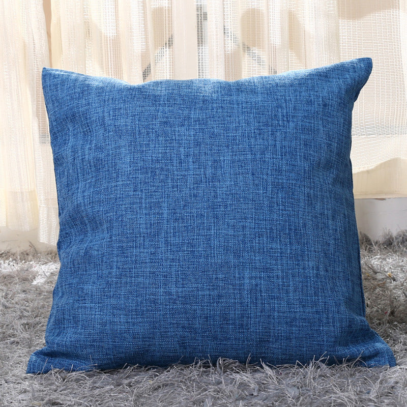 Solid color pillow cushion sofa cushion pillowcase - DropOnline.co
