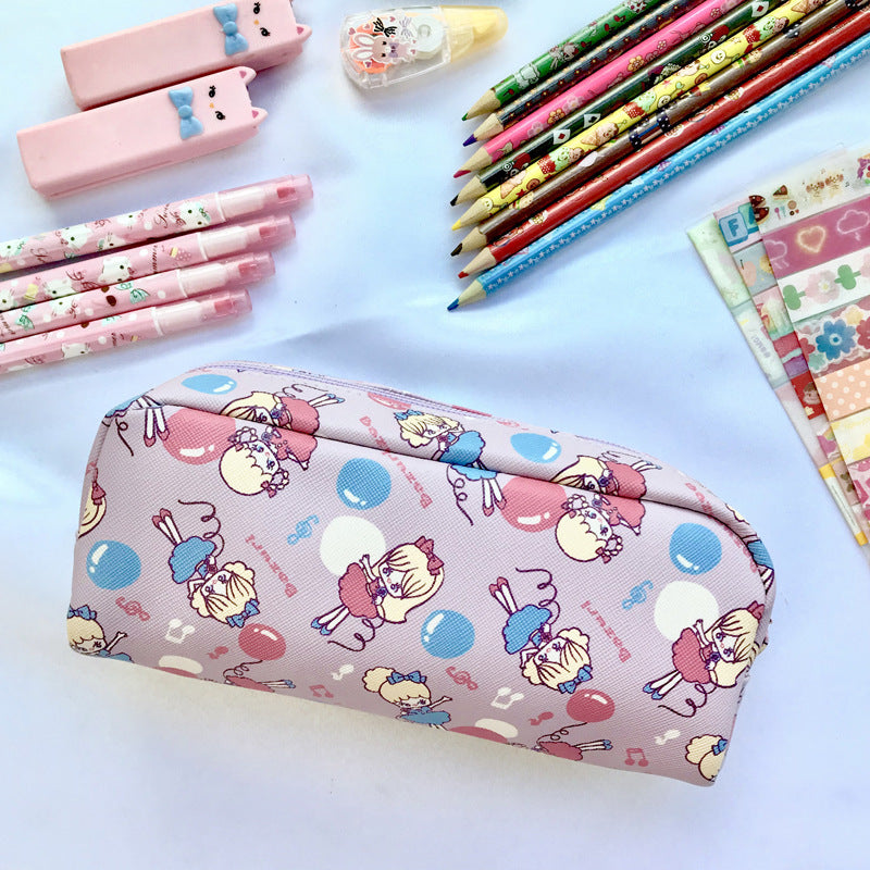 Printed Pencil Case Large Capacity Stationery Box For Elementary, Middle And High School Students - DropOnline.co