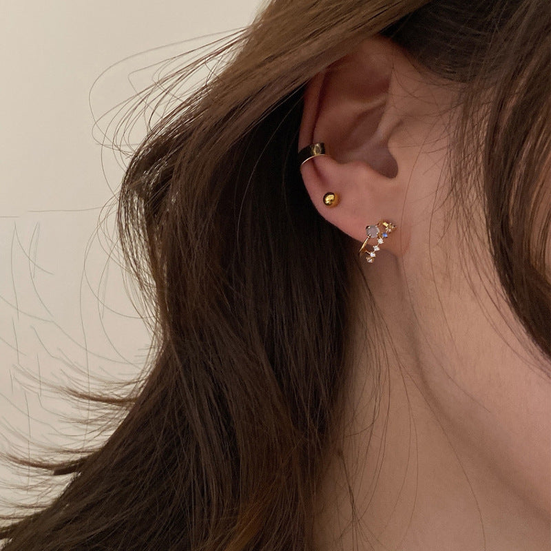 Ladies vintage opal earrings - DropOnline.co