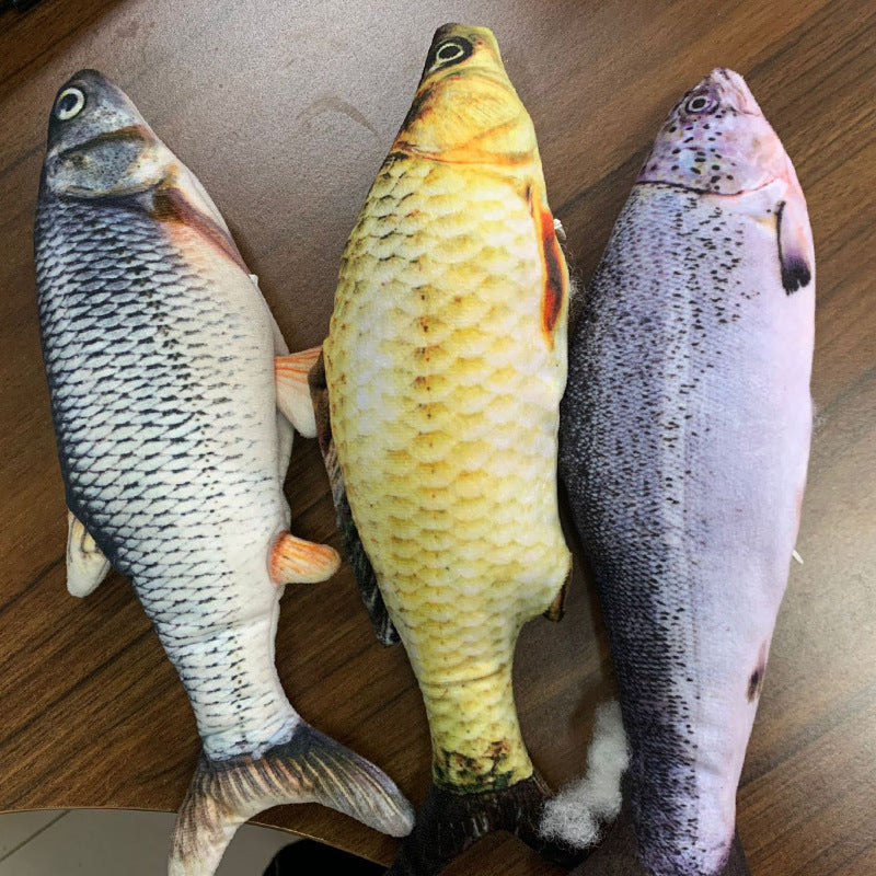 Without Cat Nip Version - Electric Jumping Fish Simulation Electric Fish Toy - DropOnline.co