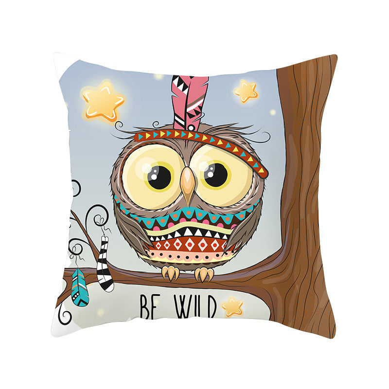 Owl animal pillowcase cushion cover - DropOnline.co