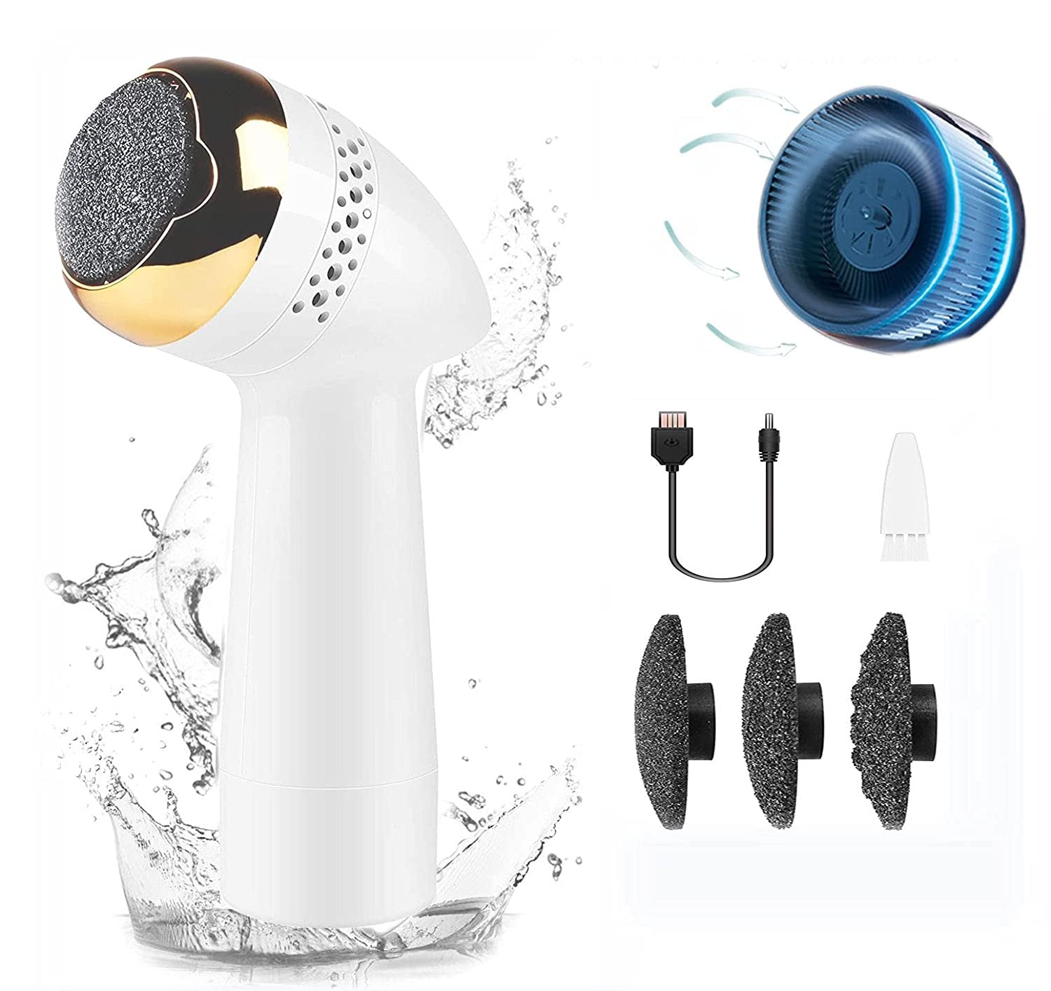 Electric Foot Grinder Vacuum Foot Grinding Machine Exfoliating Dead Skin Callus Remover Foot Care - DropOnline.co