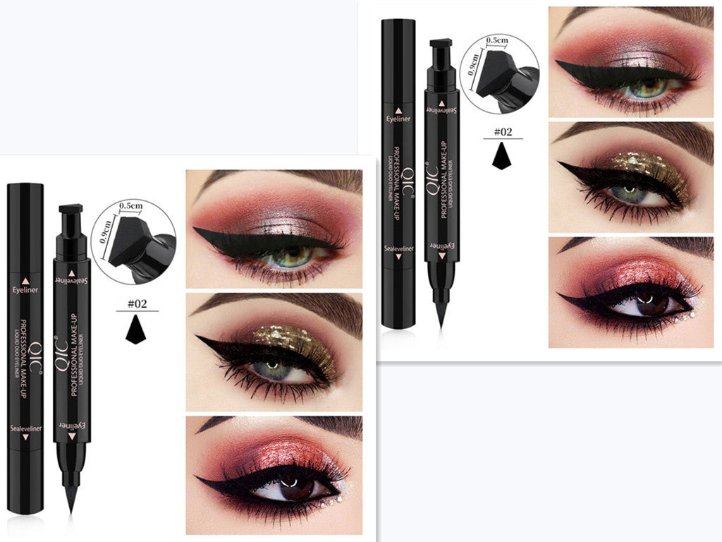 Double-headed wing seal eyeliner - DropOnline.co